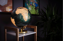 Load image into Gallery viewer, 12" Light Up Globe - Fir Green & Brass