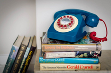 Load image into Gallery viewer, Retro 746 Telephone in Petrol Blue
