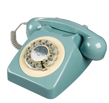 Load image into Gallery viewer, Retro 746 Telephone in French Blue