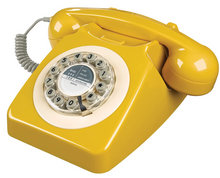 Load image into Gallery viewer, Retro 746 Telephone in English Mustard