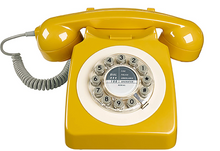 Load image into Gallery viewer, Retro 746 Telephone in English Mustard