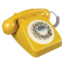 Load image into Gallery viewer, Retro 746 Telephone in English Mustard
