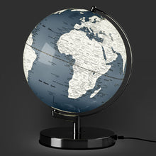 Load image into Gallery viewer, 10&quot; Light Up Globe - Concrete grey
