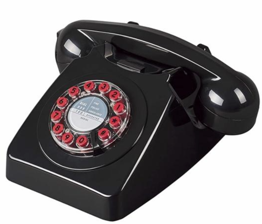 Retro 746 Telephone in Black